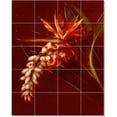thumbnail image 1 of Ceramic Tile Mural-Johann Laurents Jensen Flowers Tile Mural Contemporary Renovations. 48" w x 60" h using (20) 12 x 12 ceramic tiles, 1 of 3