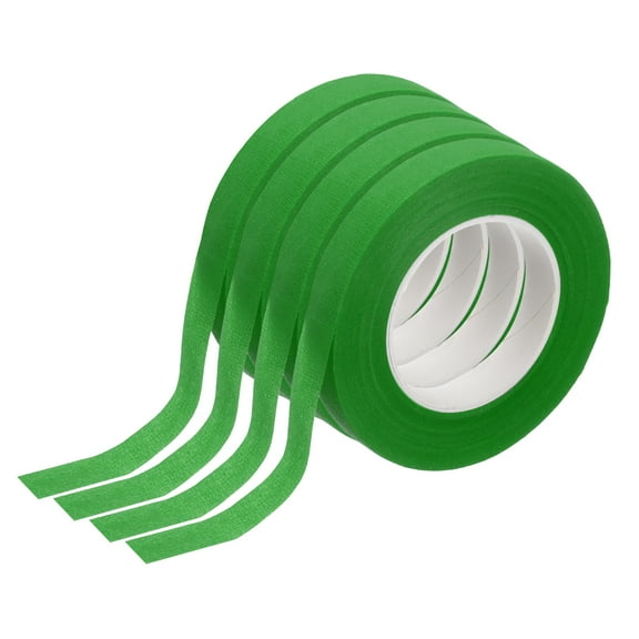 4 Pcs Light Green Floral Tape 1/2" x 29.5 Yards Florist Wrap Adhesive Tape for Artificial Flowers Bouquet Stem Wrapping Floral Crafts Wedding Bouquet