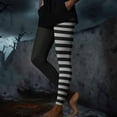 thumbnail image 6 of Ailaofu Women's Adult Halloween Striped Tights, 6 of 7