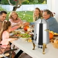 thumbnail image 2 of GOGRANT Hot Beverage Dispenser, 13L/3.5 Gal Stainless Steel Coffee Urn Chafer With Fuel Tray, Hot Drinks Dispenser for Milk Coffee Tea Water Juice, Gold, 2 of 7