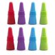 thumbnail image 1 of Tapón de silicona reutilizable multicolor Suyoo para botellas de vino y bebidas 6 piezas, 1 of 5