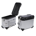thumbnail image 1 of Motorcycle Rear Side Box 2PCS Motorcycle Side Box 35L Large Capacity Aluminum Alloy Hard Saddlebag with Safety Lock and Handle Replacement for, 1 of 7