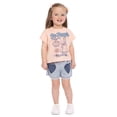 thumbnail image 2 of Toy Story Toddler Girls Graphic Tee and Denim Shorts Set, 2-Piece, Sizes 12M-5T, 2 of 10