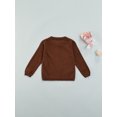 thumbnail image 4 of Cardigan Tricoté pour Filles et Garçons, Manches Longues, à Simple Boutonnage, 4 of 8