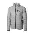 thumbnail image 2 of Men's Cutter & Buck Silver Philadelphia Eagles Rainier PrimaLoft Eco Insulated Full-Zip Puffer Jacket, 2 of 3