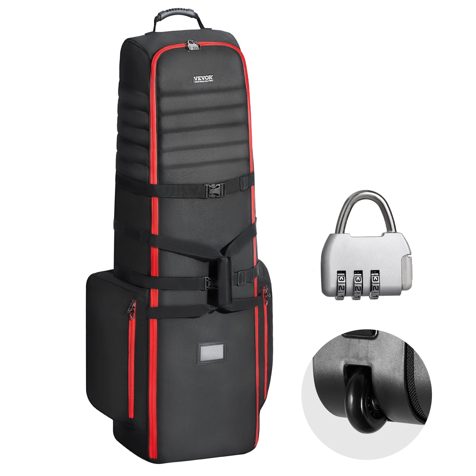 OGIO Savage Padded Zippered Golf Bag Travel Cover Bag w/ Wheels