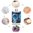 thumbnail image 6 of Yayeee 2 Pack Qtip Holder Bathroom Cotton Swab Canister with Lid Clear Dispenser Set, Floral Moon, 6 of 6