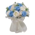 thumbnail image 4 of Accesorio de fotografía floral romántico para arreglos de boda y novias para vacaciones azul, 4 of 9