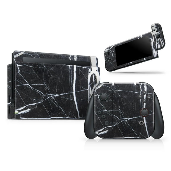 Design Skinz - Compatible with Nintendo 2DS XL - Skin Decal Protective Scratch-Resistant Removable Vinyl Cover - Natural Black & White Marble Stone