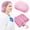 Pink, variant on stcellnmex 100 Pcs Disposable Bouffant Caps Bulk Elastic Dust Hairnets for Food Service Nurses Labs Blue 21 Inch