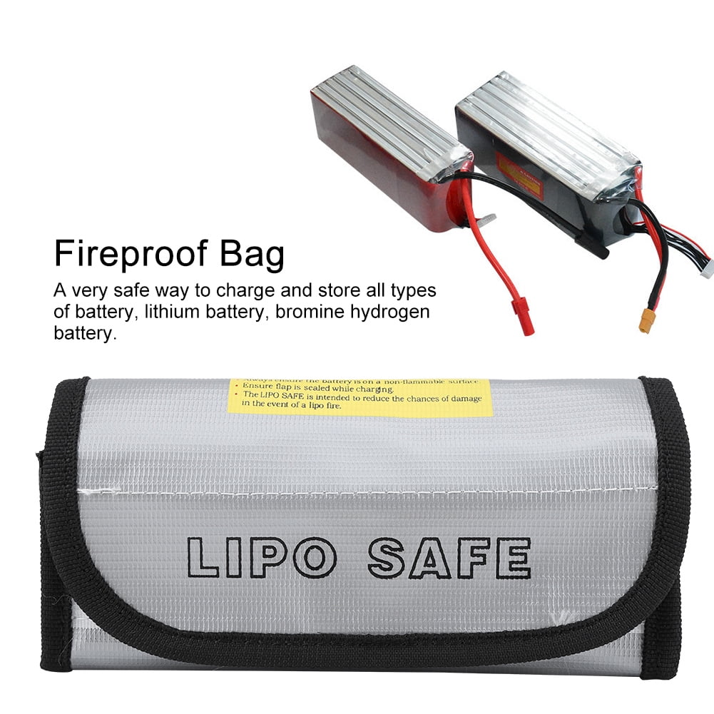 Brrnoo Fireproof Battery Bag, Portable Fireproof Bag, Battery For Bromine Hydrogen Battery Lithium Battery
