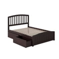 thumbnail image 4 of Richmond Full Platform Bed with Matching Footboard & Storage Drawers in Espresso, 4 of 8