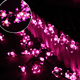 thumbnail image 4 of Dinheiro Linterna solar, 23 pies/7M 50LED Flor de melocotón Luces decorativas solares de cadena para jardín al aire libre, 4 of 5