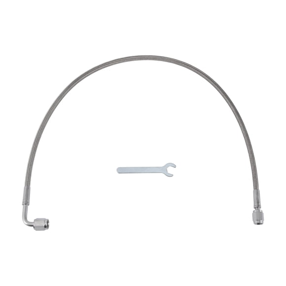 Unique Bargains Kit de Ligne d'Alimentation d'Huile Turbo AN-3 1.83 Pieds, Télécommande de Pression, Ligne de Retour de Vidange d'Huile avec Adaptateur, Clé 1 Ensemble