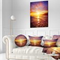thumbnail image 3 of Designart Cullera Playa Los Olivos Beach - Modern Beach Throw Pillow - 12x20, 3 of 5