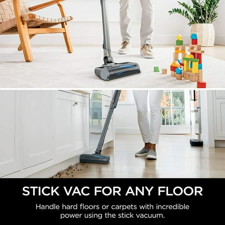 Shark WANDVAC System Pet Dry Bagless Cordless 3-in-1  Stick Vacuum - Iconic Steel Grey