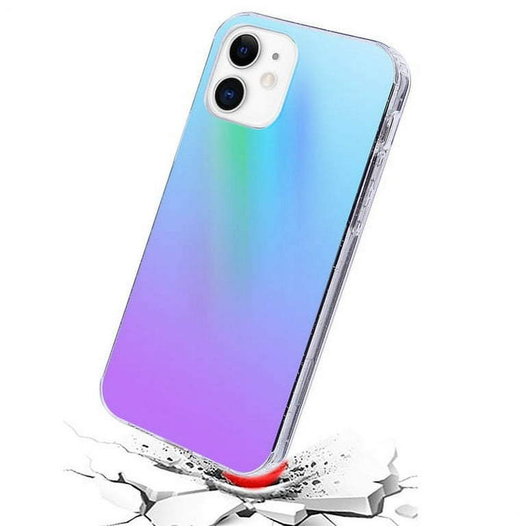 Cool iPhone 12 mini Case with Luminous Colors and a Sculpted