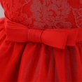 thumbnail image 3 of Robe de Fête pour Filles Bébé Nœud Papillon Robe de Demoiselle d'Honneur Princesse AQ1911XZ, 3 of 3