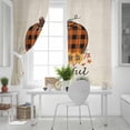 thumbnail image 5 of Fsddascl Orange Pumpkins Fall Blackout Curtains for Bedroom/Living Room, Thermal Insulated Kitchen Curtains, Thanksgiving Sunflowers Vintage Plaid Grommet Darkening Window Treatment Drapes 52"x63"x2, 5 of 6