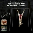 thumbnail image 3 of Deer Game Hanger Hoist Tripod Deer Hanging Stand, Deer Skinning Rack with 2 Meat Hooks for Hunting and Fishing, Animal Skinning, Dressing and Butchering - Heavy Duty, 3 of 8