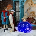 thumbnail image 6 of Zhourta Inflatable Christmas Ball 23.6Inch PVC Giant Inflatable Ornaments Gift Outdoor Christmas Ornaments Holiday Lawn Ornaments Xmas Yard Decoration, 6 of 6