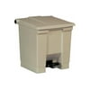 Rubbermaid 614300BG Step-on Waste Container 8 Gal. Capacity - Beige