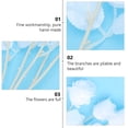 thumbnail image 5 of COSMOBETTY Simulated Flower Adornments Rose Ornament 5Pcs Diy Decoration Realistic Design Plastic Silk Cloth, 5 of 7