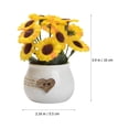 thumbnail image 2 of unbranded Planta Artificial De Girasol Con Maceta Decorativa Para Oficina Jardín Multicolor, 2 of 7