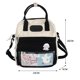 thumbnail image 3 of 2uds. Mochila Casual Fashion Kawaii 10.23x9.44x3.54in para regalo al aire libre Negro, 3 of 5