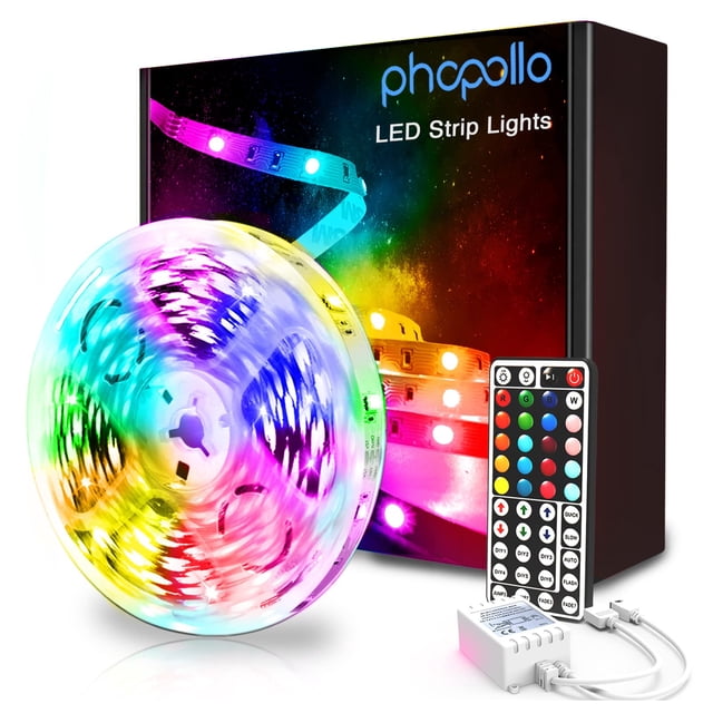 phopollo Tira de luces LED que cambia de color Flexible
