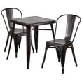 thumbnail image 1 of Bowery Hill Metal 3 Piece Bistro Set in Red, 1 of 4