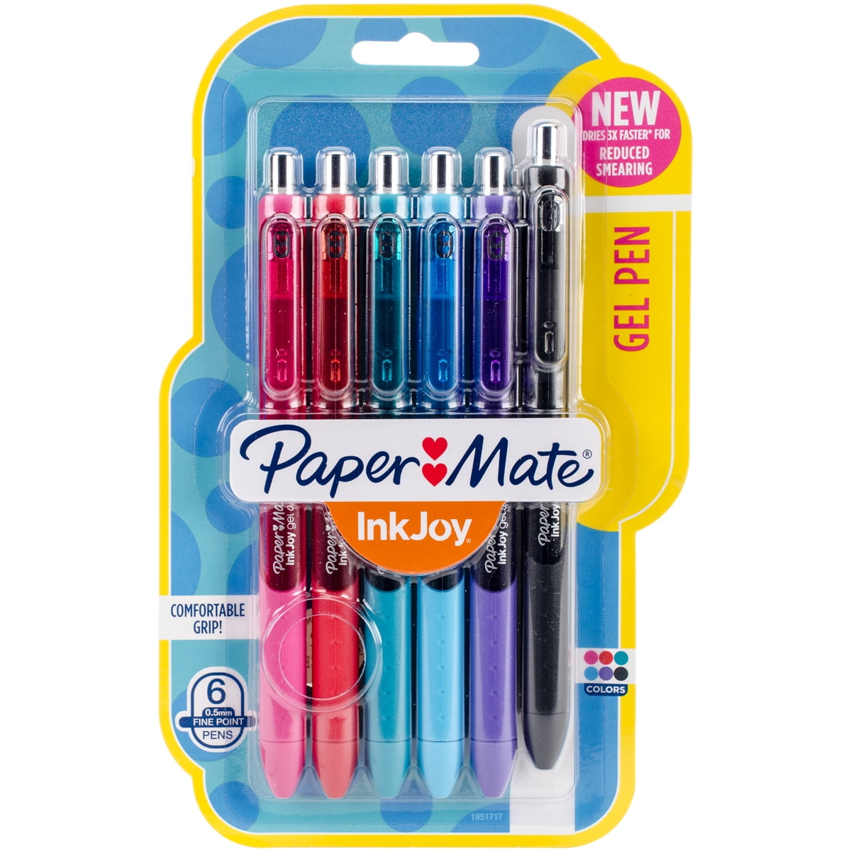 InkJoy Gel Pens .5mm 6/Pkg