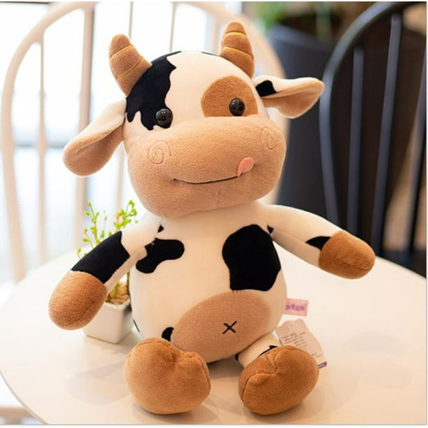 Puloru Cow Doll Toy Cartoon Plush Stuffed Animals Cattle Soft Mascot for  Kids Good Luck Collectable Birthday Gift 