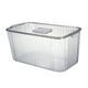thumbnail image 4 of Contenedor de almacenamiento multiusos transparente con tapa, organizador de escritorio que ahorra espacio para 335x165x15cm, 4 of 9