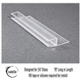 LirtedAura Frameless Shower Door Side Seal Strip for 1/4" (6mm) Glass