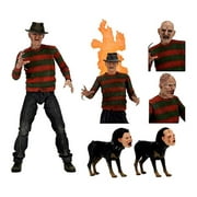 NECA Nightmare on Elm Street Ultimate Part 2 Freddy Action Figure Set, 9 Pieces