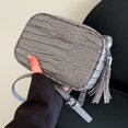 thumbnail image 3 of CNKOO AAOMASSR Tassel Commute Bag Fashion Small Square Bag Simple Portable for Weekend Vacation, 3 of 9