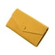 thumbnail image 4 of Cartera de mujer elegante, organizador de tarjetas, cartera de mano portátil con bolsillo con cremallera Amarillo, 4 of 9