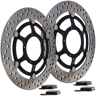 NICHE Rear Brake Rotor & Pad Kit For Honda Valkyrie 1500 | Semi-Metallic Brake Pads & 316mm Rotor
