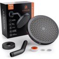 thumbnail image 1 of AIR-LuxFlow Black Shower Head Replacement, 1 of 4