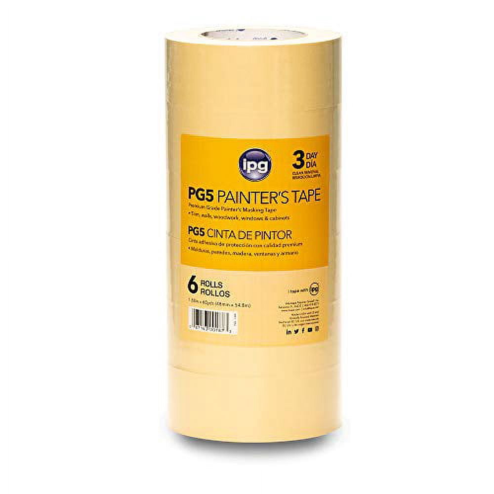 Intertape Polymer Group PG5..130R Painters Masking Tape, 1.88Inch x 60Yard, Natural
