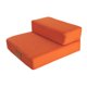 thumbnail image 4 of Escaleras para perros suaves para cama alta con cubierta lavable extraíble Rampa para perros sin deslizamiento Naranja, 4 of 8
