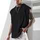 thumbnail image 2 of Top Abrigo Hombres de Moda de Color Sólido sin Mangas con Capucha, Versátil Fitness Ocio Nylon Spandex, 2 of 3
