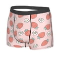 thumbnail image 5 of Goofa Strawberry And Flowers Printed Men's Boxer Briefs Underwear, Moisture-Wicking Underwear, Trunk,Soft and Breathable Cotton Underwear-Large, 5 of 9