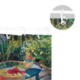 thumbnail image 5 of Yayeee Shower Curtain with Hooks 72"x72" Waterproof Fabric Bathroom Hanging Decor, Art Goldfish Bowl, 5 of 5