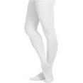 thumbnail image 1 of XINQIHANG EMEM Apparel Girls' Opaque School Uniform Microfiber Footed Tights, 1 of 1