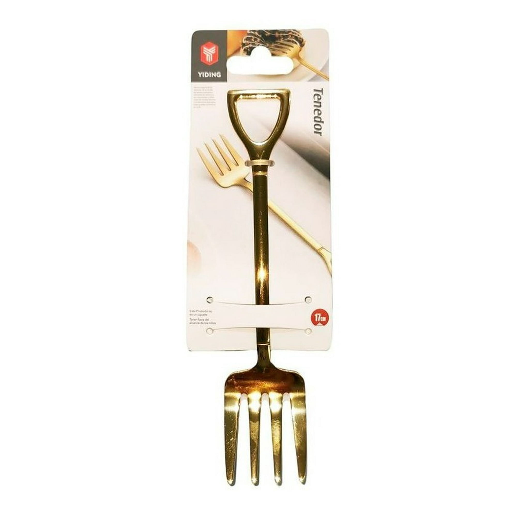 Tenedor Acero Inoxidable Dorado
