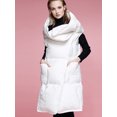 thumbnail image 5 of Chaleco de plumón nuevo para mujer, chaqueta de plumón de pato blanco grueso de 90 grados, diseño de solapa de moda, bolsillo grande, chaqueta de plumón larga cálida de invierno para mujer, 5 of 5