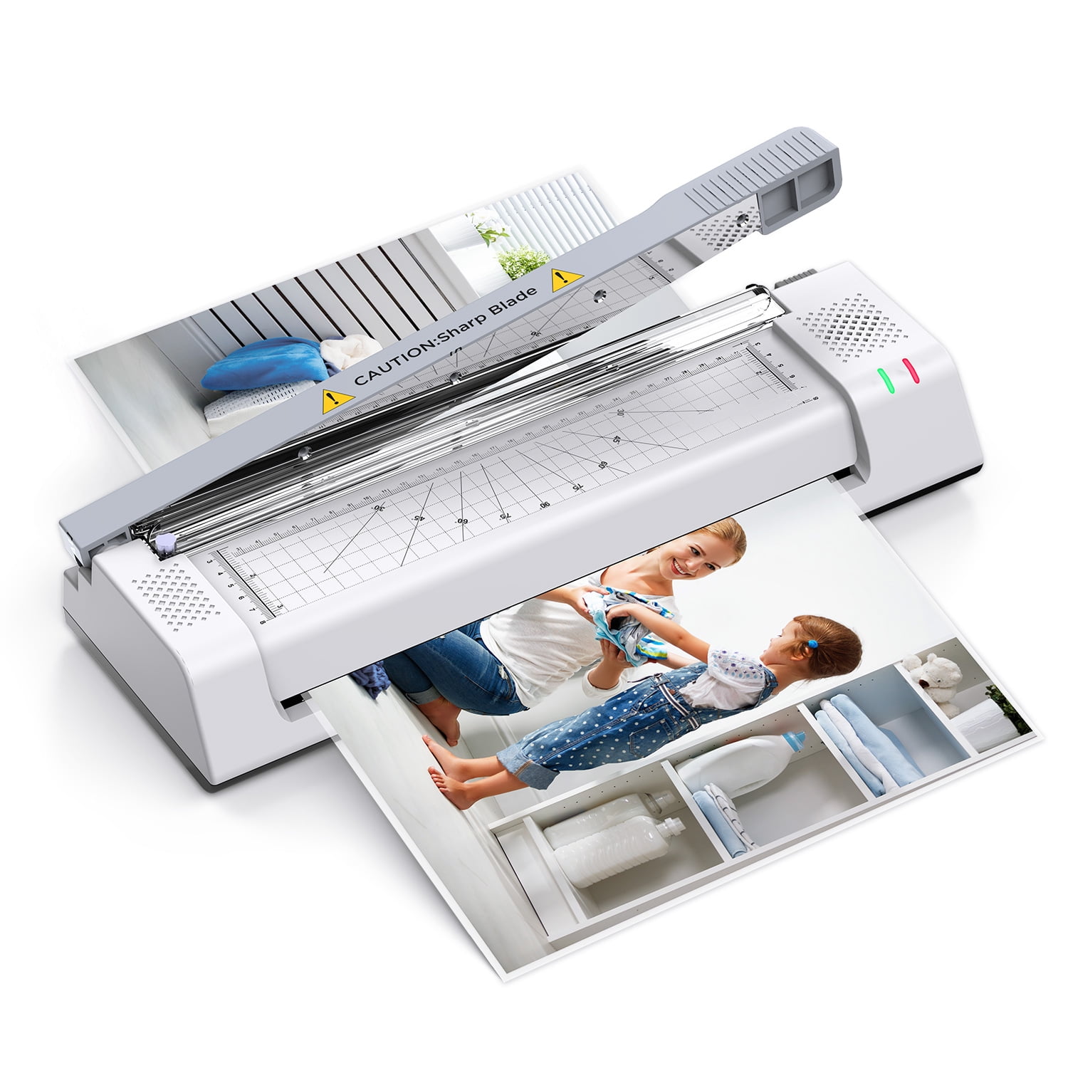 ABOX Laminating Machine Thermal Laminator for A3 A4 A6 with Jam Release Switch 