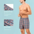 thumbnail image 3 of Natural Feelings Mens Underwear Cotton Woven Boxers for Men, 5 Pack, S M L XL XXL, 3 of 6